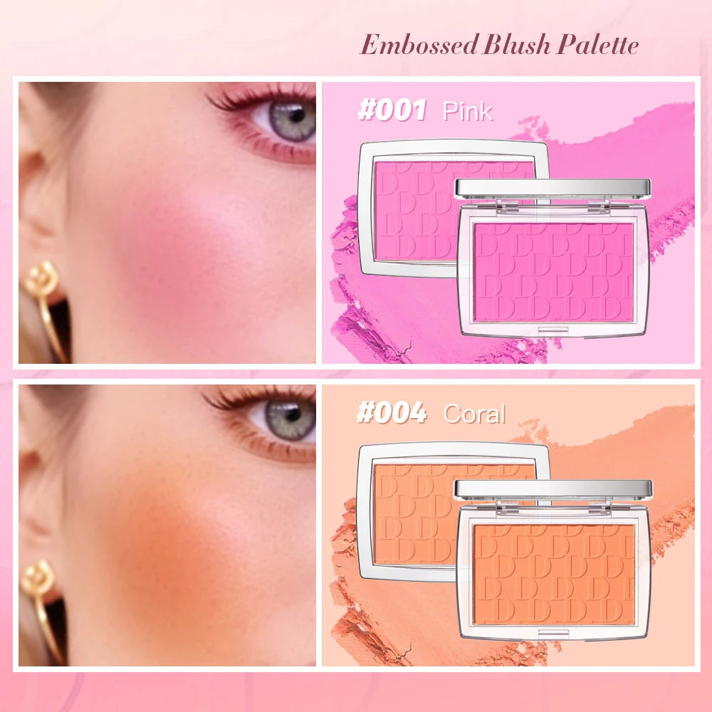 Matte Rosy Blush Powder – Natural Pink & Coral Cheek Colour | Soft Focus Finish (4.6g)