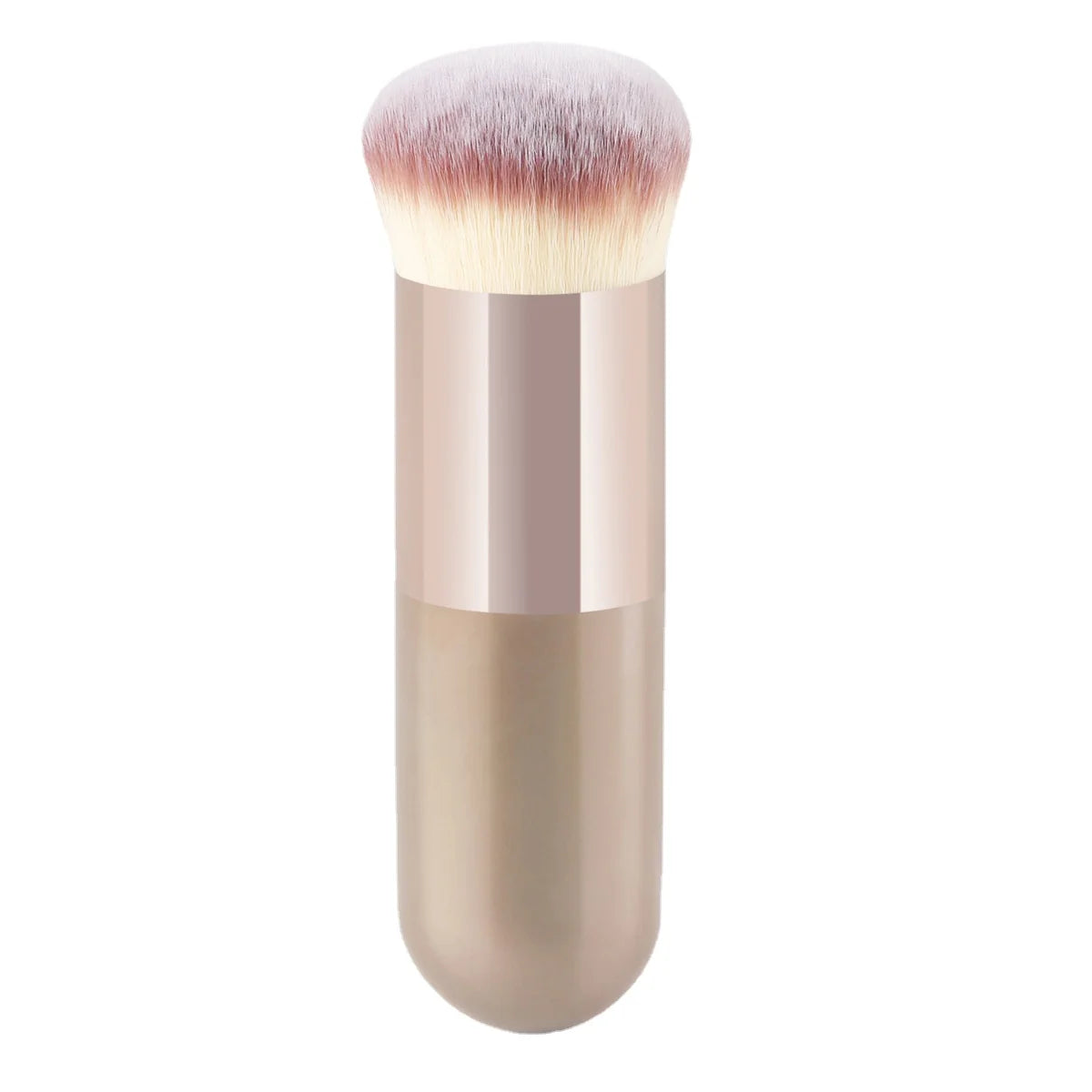 Chubby Flat Foundation Brush Professional Cream Makeup Brush with Soft Synthetic Bristles