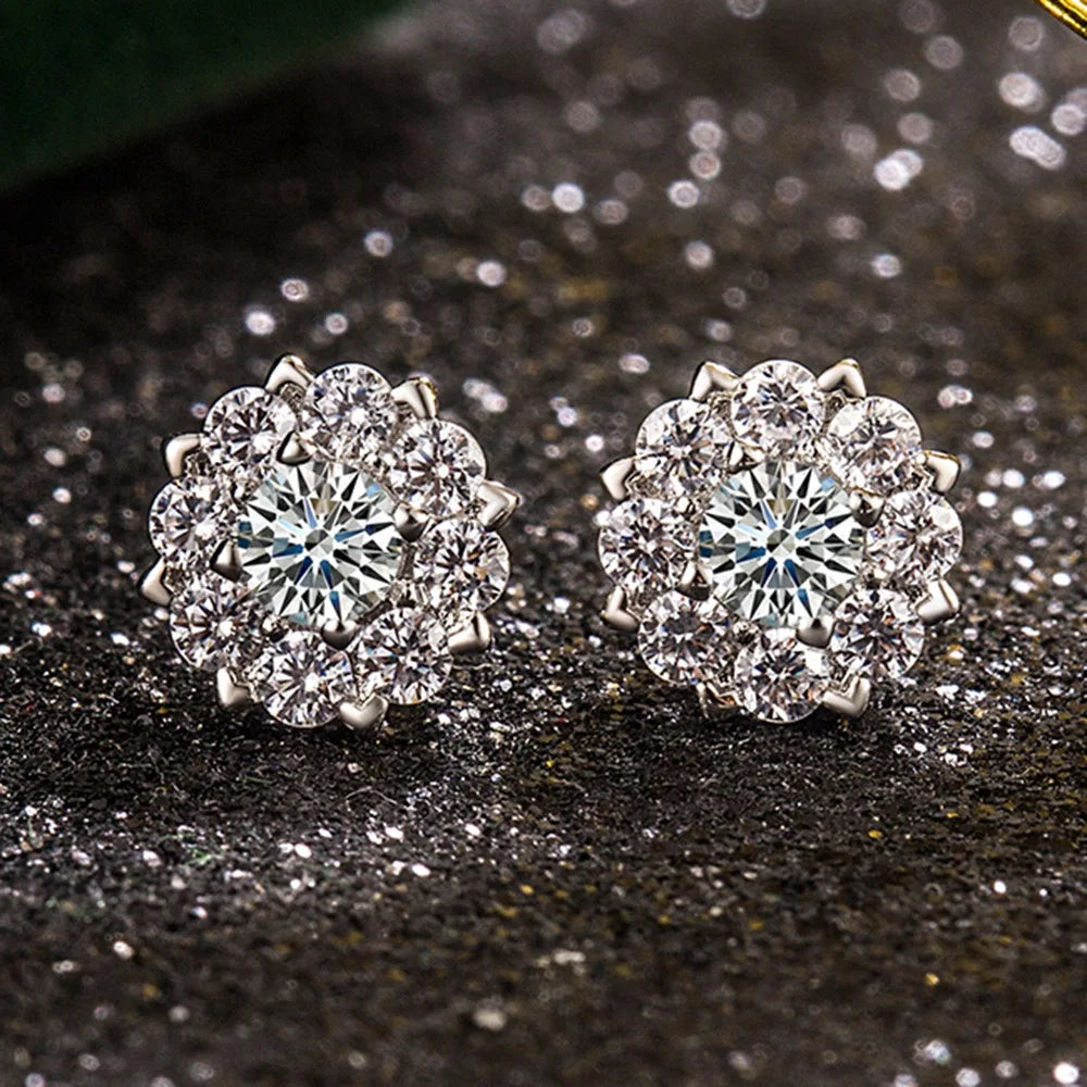 925 Sterling Silver Zirconia Jewellery Set for Women – Pendant Necklace & Earrings | Elegant Engagement & Party Gift